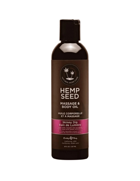 EARTHLY BODY Aceite De Masaje Skinny Dip Algodón De Azúcar/Vainilla 237 ml - Kiwiku