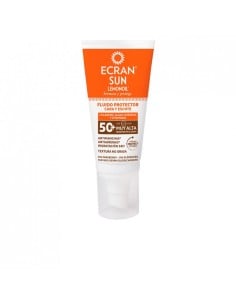 ECRAN Sun Lemonoil Cara &amp; Escote SPF50+ Fluido Solar 50 ml - Alta Protección  