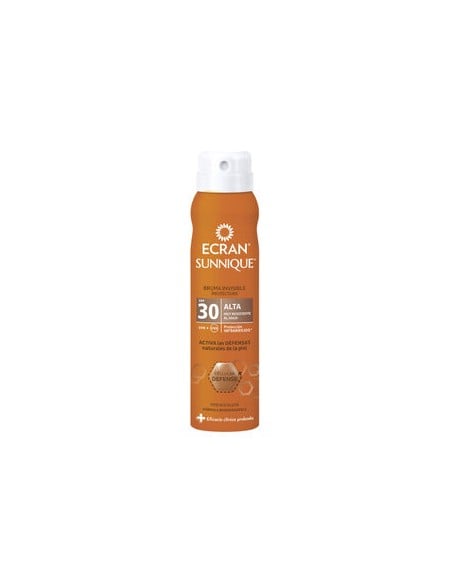 Comprar ECRAN Sunnique Protección Aerosol vaporizador SPF30 75 ml.