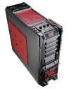 Aerocool strike x st devil red - caja de ordenador negro, rojo