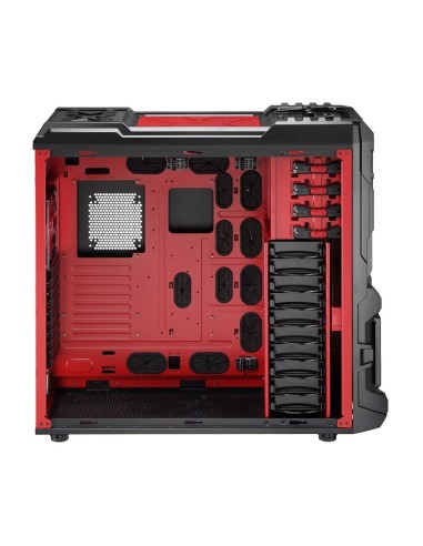 Aerocool Strike X ST Devil Red - Caja de ordenador Negro, Rojo