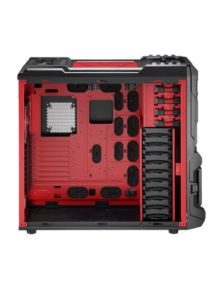 Aerocool Strike X ST Devil Red - Caja de ordenador Negro, Rojo