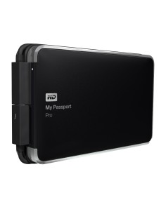 WD My Passport Pro 4TB - Disco de almacenamiento RAID portátil de 4 TB (230 MB/s, cable Thunderbolt integrado) negro: Western-Di 2