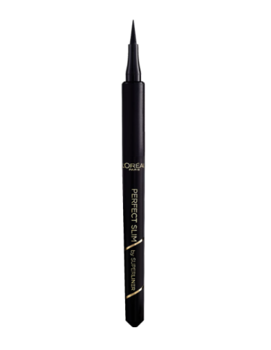 L'OREAL Perfect Slim By Superliner #01 Intense Black 0,6 Ml - Delineador Líquido Preciso  