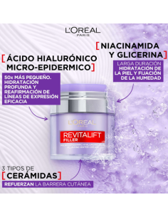 Comprar L'Oreal  Revitalift Filler Agua-Crema Reafirmante 50 Ml 2