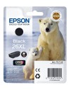 Epson c13t26214010 - cartucho de tinta 500 páginas 12.2 ml negro 26xl