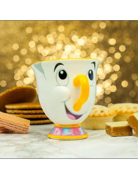 Mejor Precio en PALADONE  Taza desayuno chip la bella y la bestia
