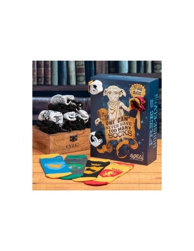 Ofertón PALADONE  Calendario de adviento 2022 Harry Potter Calcetines impares