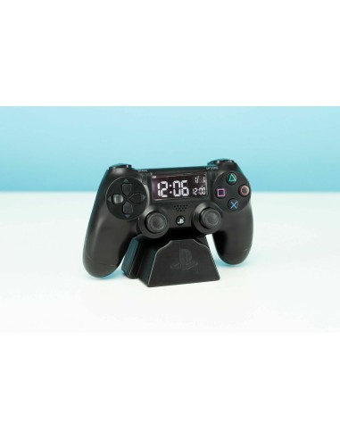 PALADONE Reloj Despertador Playstation Con Mando DualShock 4 Digital USB - Kiwiku  