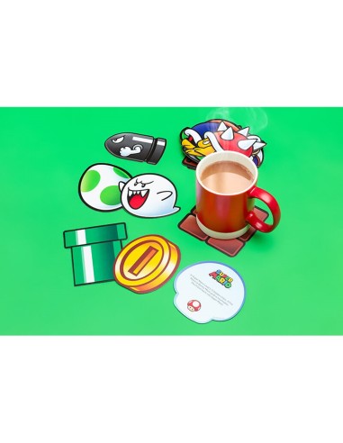 Comprar PALADONE  Posavasos Super Mario divertidos 20 diseños