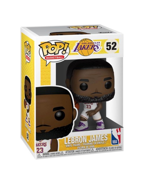 Comprar FUNKO  Figura pop nba lakers lebron james white uniform