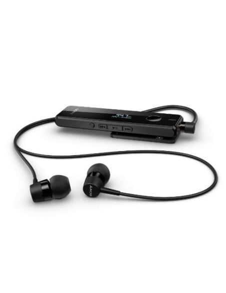 Sony SBH52 - Reproductor mp3 auriculares con Bluetooth color negro