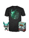 Set Figura Funko Pop & Tee My Hero Academia Deku With Helmet