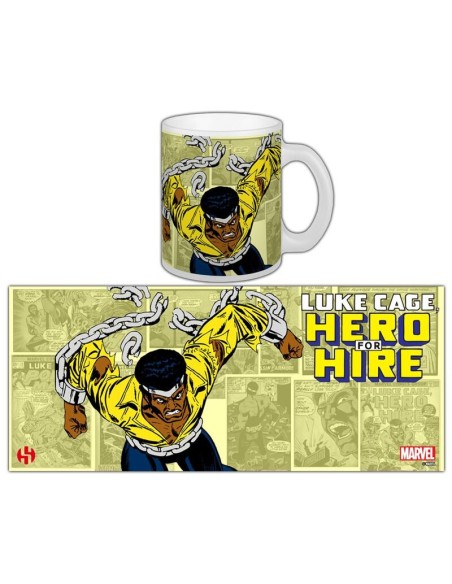Compra Taza Marvel Luke Cage Hero For Hire en Kiwiku