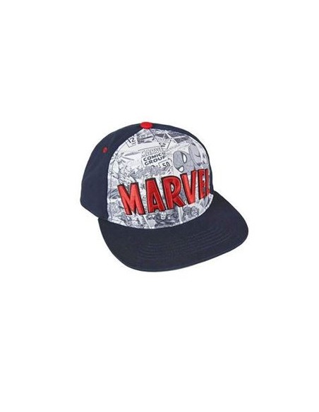 Comprar Marvel 2200002236 Gorra visera plana marvel, Color Negra, Talla 58 CM
