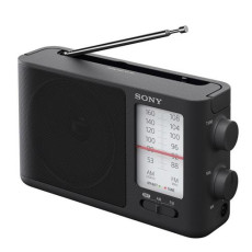 Radio Despertador SONY ICF-C1B (Negro - Digital - AM/FM - Batería