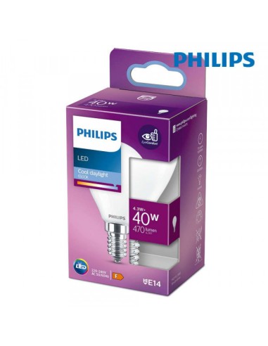 Oportunidad Philips S7907781 Bombilla led philips e14 470 lm 4,3 w (4,5 x 8,2 cm) (6500 k)