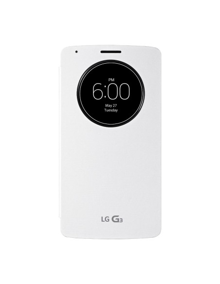 Kiwiku.com: LG G030G30W1 - Funda tapa con ventana para LG G3, blanco - Electrónica