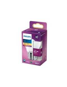 Oferta - Philips 8718699762810 Bombilla esferica led e27 4,3w 470lm 4000k luz dia Ã¸4,5x7,8cm philips 2