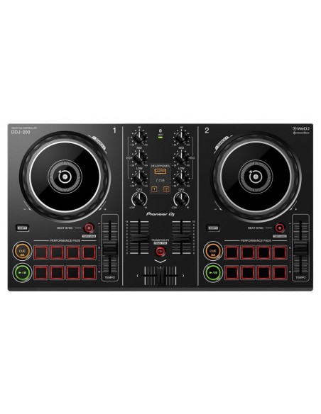 Pioneer DDJ-200 Controlador DJ Inteligente De 2 Canales | Kiwiku