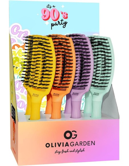 Comprar Olivia Garden  Cepillo Oivia Garden Finger Brush 90'S Naranja