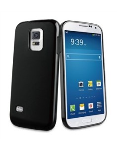 Kiwiku.com: Muvit MUSKI0327 - Funda minigel para Samsung Galaxy S5 Mini, negro - Electrónica