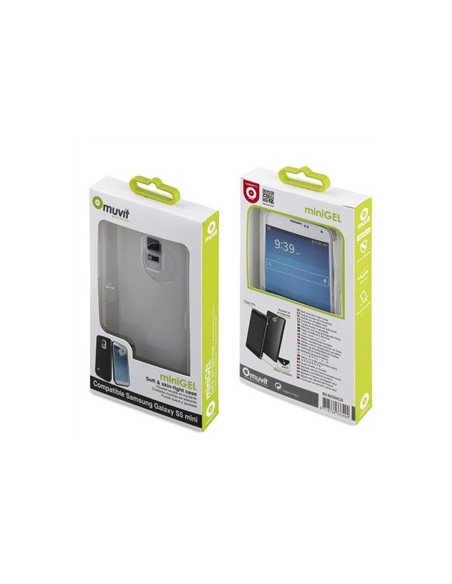 Muvit MUSKI0328 - Funda minigel para Samsung Galaxy S5 Mini, transparente: Muvit: Kiwiku.com: Electrónica