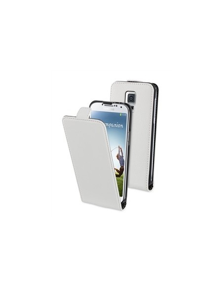Kiwiku.com: Muvit MUSLI0566 - Funda slim + protector de pantalla para Samsung Galaxy S5 Mini, blanco - Electrónica