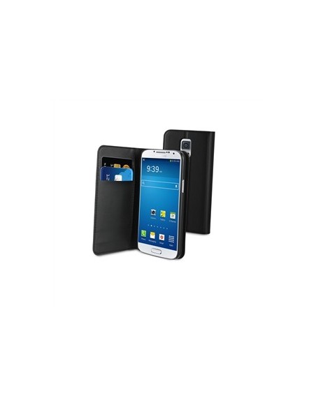 Kiwiku.com: Muvit MUSNS0084 - Funda tipo cartera folio con función soporte y tarjetero para Galaxy S5 Mini, negro - Electrónica