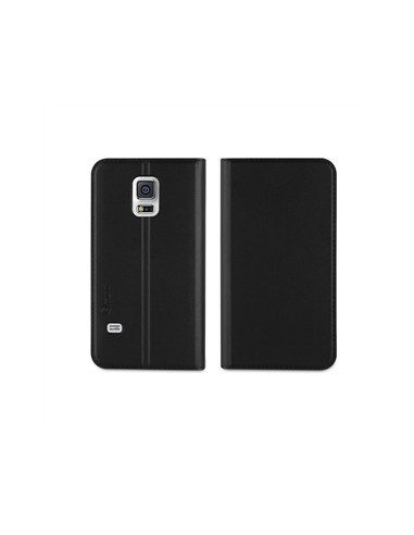 Kiwiku.com: Muvit MUSNS0084 - Funda tipo cartera folio con función soporte y tarjetero para Galaxy S5 Mini, negro - Electrónica