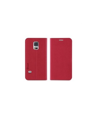 Muvit MUSNS0085 - Funda tipo cartera folio con función soporte y tarjetero para Galaxy S5 Mini, negro/rosa: Kiwiku.com: Electrón