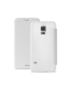 Puro PUFM323 - Tarjetero y funda folio (para Galaxy S5 Mini), blanco - Electrónica - Kiwiku.com