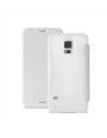 Funda folio blanca + tarjetero samsung galaxy s5 mini puro