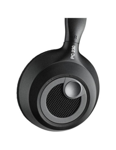 Sennheiser PC 230 - Auriculares de diadema abiertos (con micrófono, reducción de ruido), negro: Sennheiser: Kiwiku.com: Electrón