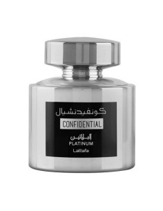 LATTAFA Confidential Platinum Eau de Parfum Vaporizador Unisex para Hombre