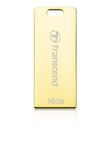 Transcend TS16GJFT3G - Memoria USB de 16 GB, color dorado