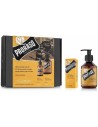 Proraso Set para Cuidado de la Barba Wood & Spice 2 Piezas Con Champú 200 Ml y Aceite 30 Ml para Hombre