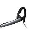 Sennheiser pc 121 - auriculares de clip con micrófono negro y plata