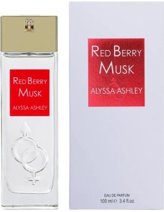 ALYSSA ASHLEY Red Berry Musk Eau de Parfum Unisex 100 Ml - Kiwiku