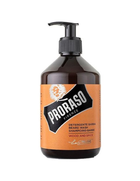 Proraso Wood & Spice Scented Beard Wash 500ml - Made In Italy