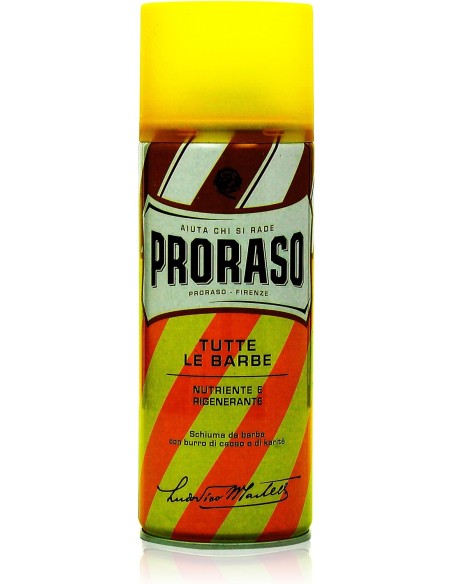 Proraso Proraso Yellow All Beard Nourishing And Regenerating Shaving Foam 400ml