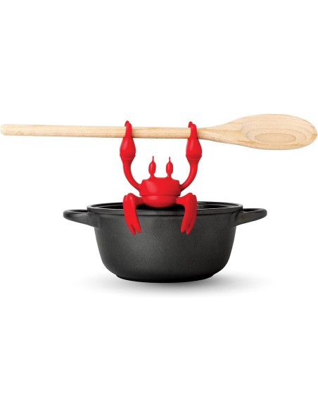 ototo_red_the_crab_reposa_cucharas_de_silicona_para_cocina_y_encimera_rojo_7290015169059_oferta
