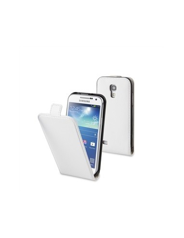 Muvit MUSLI0263 - Funda slim + protector de pantalla para Samsung Galaxy S4 Mini, blanco - Electrónica - Kiwiku.com