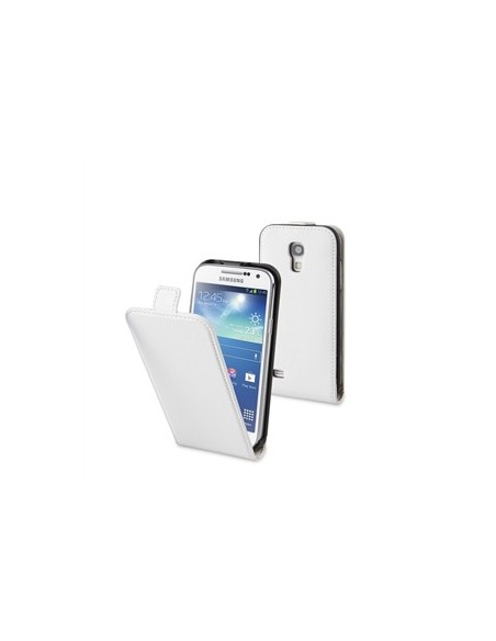 Muvit MUSLI0263 - Funda slim + protector de pantalla para Samsung Galaxy S4 Mini, blanco - Electrónica - Kiwiku.com