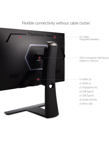Monitor viewsonic 32 gaming xg320q qhd 175hz hdmi ddp usb