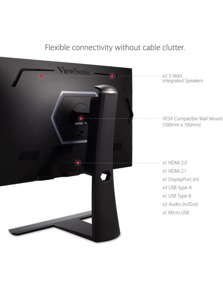 Monitor viewsonic 32 gaming xg320q qhd 175hz hdmi ddp usb