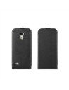 Funda slim negra + protector pantalla samsung galaxy s4 mini muvit