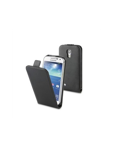 funda slim negra + protector pantalla samsung galaxy s4 mini muvit