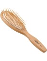 Eurostil Fuelle Ovalado Grande Cepillo Mango Madera 1 Unidad