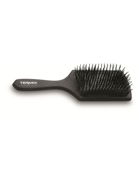 termix_cepillo_profesional_raqueta_tacto_gomoso_negro